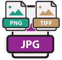 JPG, PNG, TIFF