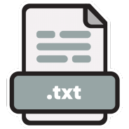 Text (.txt)